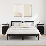 vidaXL Noćni ormar 2 pcs Crni hrast 40 x 42 x 60cm Konstruirano drvo | shoptok.hr