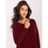 Italy Moda Sweater-IT-SW-2219.63-burgundy | Shoptok.si