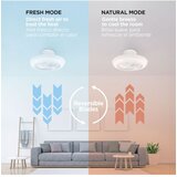 Ksix Siroco ventilator s osvjetljenjem i glazbom, Tuya, 46 cm, 6 brzina, 3000lm | shoptok.hr