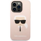 Karl Lagerfeld Maska za telefon Liquid Silicone Karl Head za iPhone 14 Pro Pink Cene