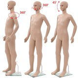  Dječja lutka za izlog sa staklenim postoljem bež 140 cm | Eponuda.com