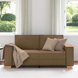 vidaXL Dvosed rjav 140 cm blago | Shoptok.si