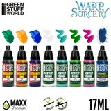 Green Stuff World Paint Set - Warp Sorcery | Set Akrilnih Boja x8 | Eponuda.com