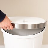 Addis Bijela plastična kanta za smeće s pedalom 50 l – | shoptok.hr