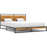 Maison Chic Posteljni okvir - Dvoposteljna postelja - Zakonska postelja kovinski 160x200 cm-J5201, (21761412) | Shoptok.si