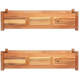  Povišene vrtne gredice 2 kom od drva bagrema 100 x 30 x 25 cm Cijene