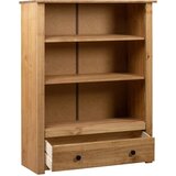 Furnova Knjižna omara 80x35x110 cm trdna borovina Panama Range, (21932722) | Shoptok.si
