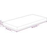  Daska za police 60x20x2,5 cm neobrađena masivna hrastovina | shoptok.hr