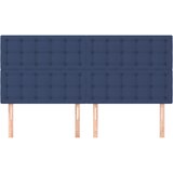  Uzglavlje plavo 180x5x118/128 cm tkanina | shoptok.hr