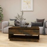 vidaXL Stolić za kavu boja dimljenog hrasta 102 5 x 55 x 44 cm iverica | shoptok.hr