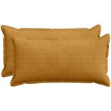  Presvlaka za jastuk 2 kom. HOUTEN Žuta 40 x 80 cm Kord | shoptok.hr