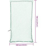  Mreža za prikolicu s elastičnim užetom zelena 7x3,5 m PP | Eponuda.com
