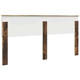  Uzglavlje s uzglavljem Dimljeni hrast 200 cm Konstruirano drvo | shoptok.hr