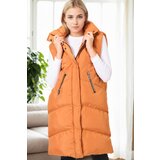 Dewberry Z6743 WOMEN'S VEST-CAMEL-1 | Shoptok.si