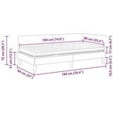  Kotni okvir postelje z matrico Drugo 2 pcs Svetlo siva Žamet, (5000123384) | Shoptok.si