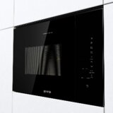 Gorenje BMI251SG3BG vgradna mikrovalovna pečica, črno steklo | Shoptok.si