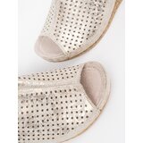 GOODIN Beige wedge sandals | Shoptok.si