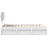  Okvir za krevet Bijelo 150 x 200 cm Čvrsto borovo drvo | shoptok.hr