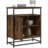 vidaXL Komoda boja dimljenog hrasta 69 x 35 x 80 cm konstruirano drvo | shoptok.hr