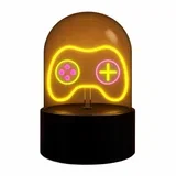Lampa staklena kupola NEON-efekt LED rotirajuća Let’s Play XL3260