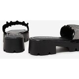Resti Black women's flip-flops with zircons Emkoy - Footwear | ePonuda.com