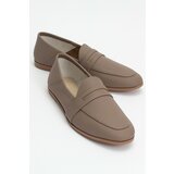 LuviShoes F05 Stone Skin Genuine Leather Women's Flats Cene