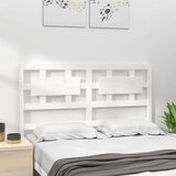  Uzglavlje za krevet bijelo 205 5x4x100 cm od masivne borovine | shoptok.hr