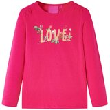  Dječja majica dugih rukava jarkoružičasta 116 | shoptok.hr