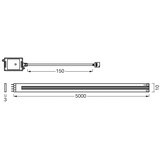 Osram LED prigušiva traka SMART+ COB 5m LED/18W/230V 2700-6500K Wi-Fi | Eponuda.com
