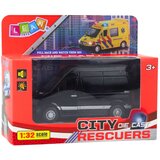  Metalni kombi za igro z zvočnimi in svetlobnimi učinki 1:32 - črn | Shoptok.si