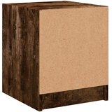  Noćni ormarići staklena vrata 2 kom boja hrasta 35 x 37 x 42 cm | shoptok.hr