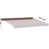 Tenda na automatsko uvlačenje smeđa 450 x 350 cm | Eponuda.ba