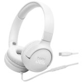 JBL Tune 520 USB-C žične slušalke v beli barvi | Shoptok.si