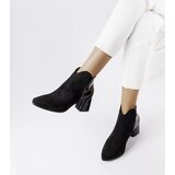 Gemre Black insulated eco suede ankle boots Riia | Shoptok.si