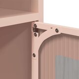 vidaXL Komoda ružičasta 100,5x39x107 cm hladno valjani čelik | shoptok.hr