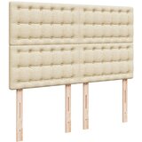  Krevet s oprugama i madracem krem 140x200 cm od tkanine | shoptok.hr