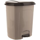 Orion Rjav plastičen koš za smeti s pedalom 30 l – Cene