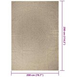  Tepih ZIZUR 200 x 290 cm s izgledom jute unutarnji i vanjski | shoptok.hr