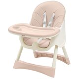 Baby Mix stolček za hranjenje Nora, prašno roza | Shoptok.si