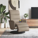 vidaXL Masažni naslonjač od umjetne kože s osloncem za noge | shoptok.hr