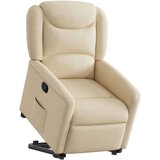  Naslanjač s funkcijo vstajanja krem blago, (21824760) | Shoptok.si