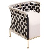Premier Housewares Crno-bijela fotelja Satna – | shoptok.hr