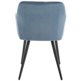 Livetastic naslanjač, les, kovina, tekstil modra, črna | Shoptok.si