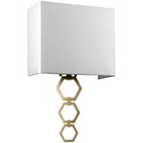 Elstead Lighting Elstead Stenska svetilka Ria srednje velikosti z 1 svetlobo, starana medenina, senčnik iz umetne svile v barvi slonovine, (22098853) | Shoptok.si