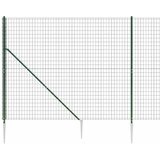  Ograda od žičane mreže sa šiljastim držačima zelena 2 x 10 m | shoptok.hr