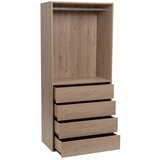 Casa Selección Odprta modularna garderobna omara v hrastovem dekorju 80x180x45 cm Modular – | Shoptok.si