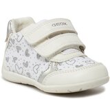 Geox Superge B Elthan Girl B451QB 0AW54 C0007 White/Silver | Shoptok.si