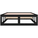  Okvir za krevet crni 75x190 cm jednokrevetni masivno drvo | Eponuda.com