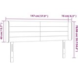 vidaXL LED posteljno vzglavje temno zeleno 147x16x78/88 cm žamet, (20951942) | Shoptok.si