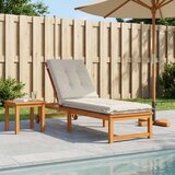  Jastučić za ležaljku GEMERT 100% poliester Bijela - Bijela 190 x 50 x 9 cm Melange | shoptok.hr